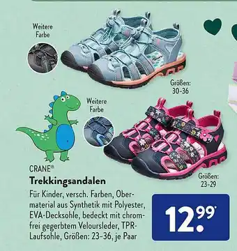 Aldi Süd Crane trekkingsandalen Angebot