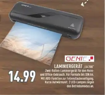 Marktkauf Genie Laminiergerät „la 200” Angebot