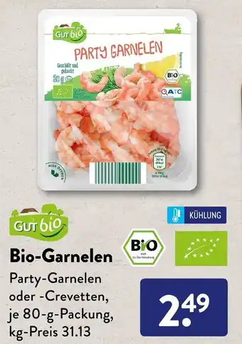 Aldi Süd Gut Bio Garnelen 80 g Packung Angebot