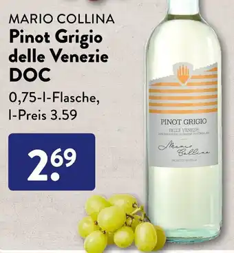 Aldi Süd Mario Collina Pinot Grigio delle Venezie DOC 0,75 L Flasche Angebot