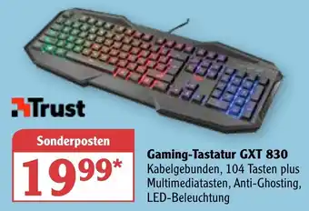 Globus Trust Gaming Tastatur GXT 830 Angebot