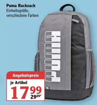 Globus Puma Rucksack Angebot