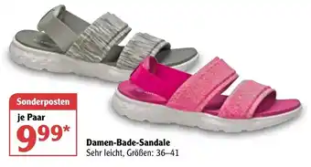 Globus Damen Bade Sandale Angebot