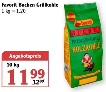 Globus Favorit Buchen Grillkohle 10kg Angebot