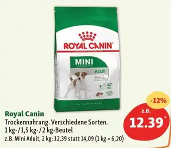 Fressnapf Royal Canin Trockennahrung 1 kg/1,5 kg/2 kg Beutel Angebot