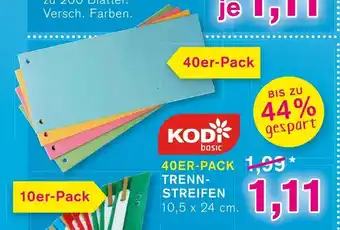 KODi Kodi Trennstreifen 40st Angebot