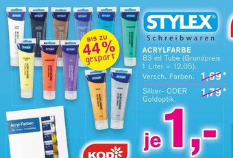 KODi Stylex Acrylfarbe Angebot