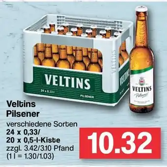 Famila Nord West Veltins Pilsener 24x0,33/20x0,5 L Kiste Angebot