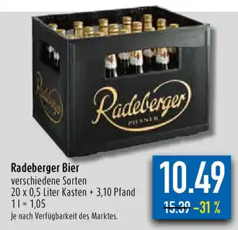 diska Radeberger Pils 20*500ml Angebot