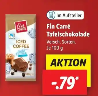 Lidl Fin Carre Tafelschokolade 100g Angebot