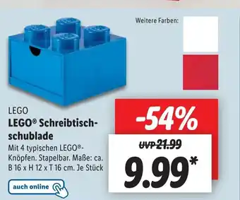 Lidl Lego Schreibtischschublade Angebot