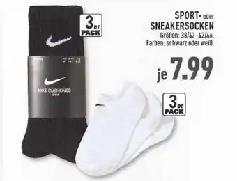 Marktkauf Nike Sport- Oder Sneakersocken Angebot