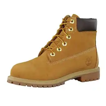 Amazon Timberland 6 inch premium waterproof (junior) schnürstiefel, gelb wheat nubuck, Angebot