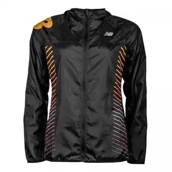 gebrüder götz New balance reflective accelerate windbreaker - damen - schwarz, im angebot Angebot