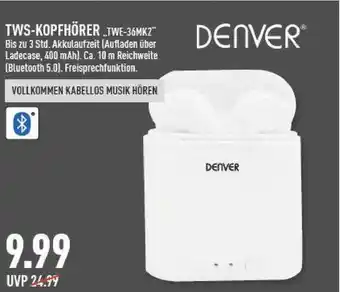 Marktkauf Denver Tws-kopfhörer „twe-36mk2” Angebot