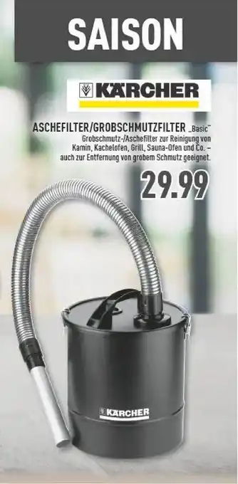 Marktkauf Kärcher Aschefilter Oder Grobschmutzfilter „basic” Angebot