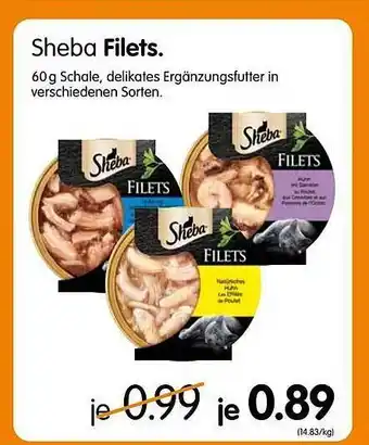 MegaZoo Sheba filets Angebot