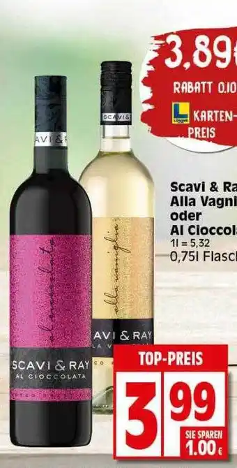 Elli Markt Scavi & ray all cioccolata Angebot