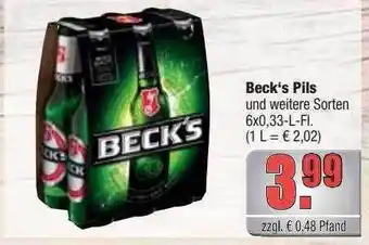 alldrink Beck's pils Angebot