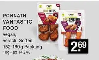 Edeka Zurheide Ponnath vantastic food Angebot