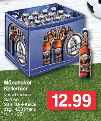 Famila Nord West Mönchshof Kellerbier 20x0,5 L Kiste Angebot