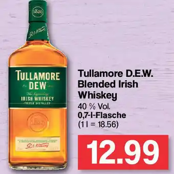 Famila Nord West Tullamore Dew Blended Irish Whiskey 0,7 L Flasche Angebot