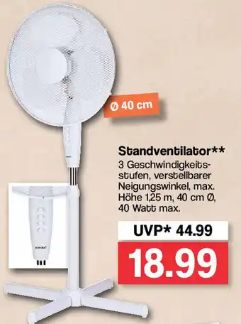 Famila Nord West Standventilator Angebot