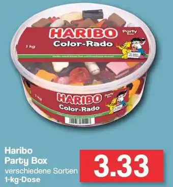 Famila Nord West Haribo Party Box 1 kg Dose Angebot