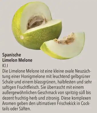 CITTI Markt Spanische Limelon Melone Angebot