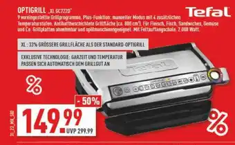 Marktkauf Tefal optigrill xl gc7220 Angebot