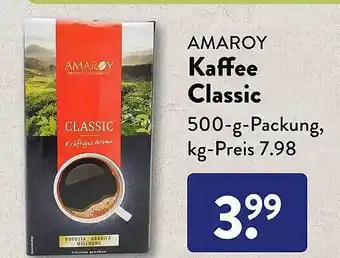 Aldi Süd Kaffee classic Angebot