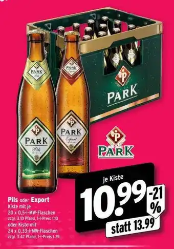 Wasgau Pils oder export Angebot