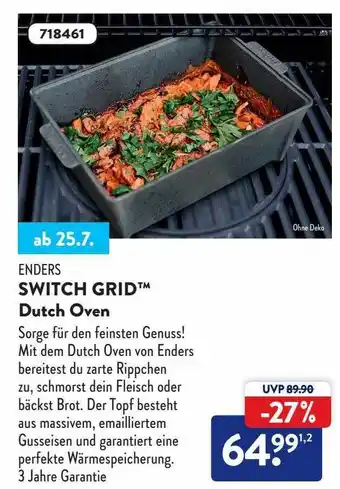 Aldi Nord Enders switch grid dutch oven Angebot