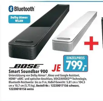 dodenhof Bose smart soundbar 900 Angebot