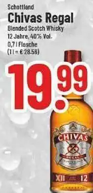 trinkgut Schottland chivas regal blended scotch whisky Angebot