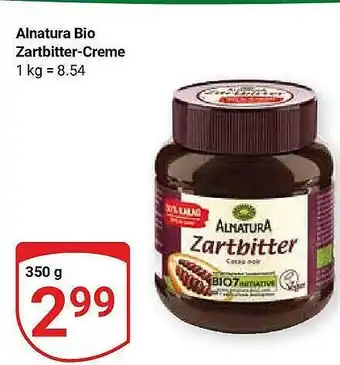 Globus Alnatura bio zartbitter-creme Angebot