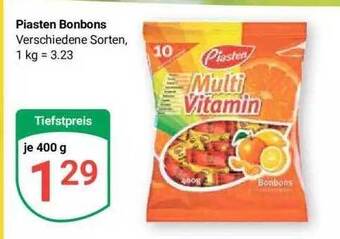 Globus Piasten bonbons Angebot