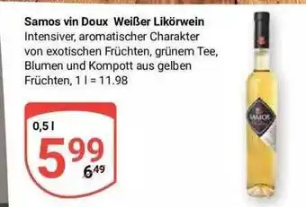 Globus Samos vin doux weißer likörwein Angebot