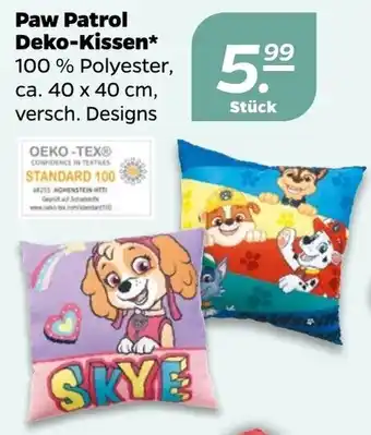 NETTO Paw Patrol Deko Kissen Angebot