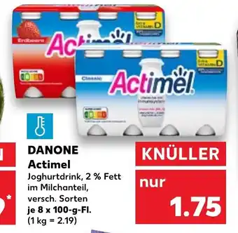 Kaufland Danone Actimel 8*100g Angebot