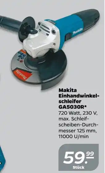 NETTO Makita Einhandwinkelschleifer GA5030R Angebot