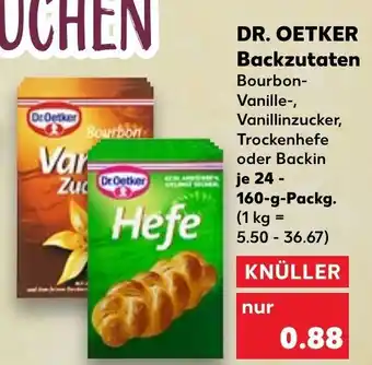 Kaufland Dr. Oetker Backzutaten 24-160g Angebot