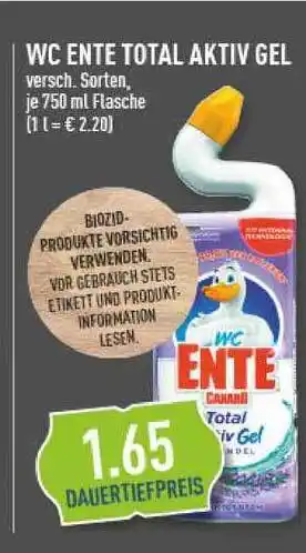 Marktkauf Wc Ente Total Aktiv Gel Angebot