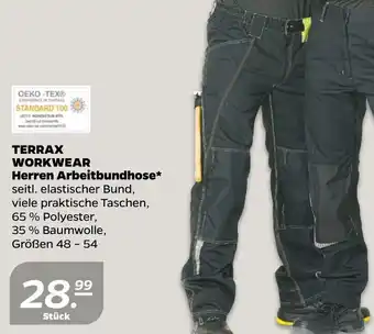 NETTO Terrax Workwear Herren Arbeitsbundhose Angebot