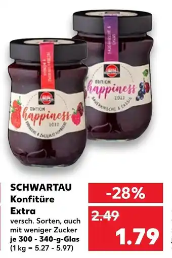 Kaufland Schwartau Konfiture Extra 300-340g Angebot