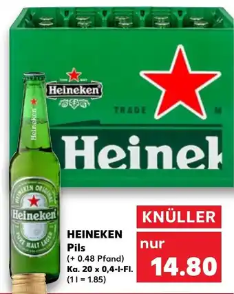 Kaufland Heineken Pils 20*400ml Angebot