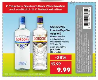 Kaufland Gordon's London Dry Gin 700ml Angebot