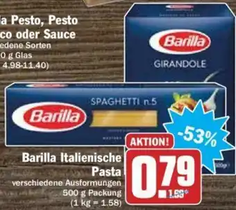 Hit Barilla Italienische Pasta 500g Angebot