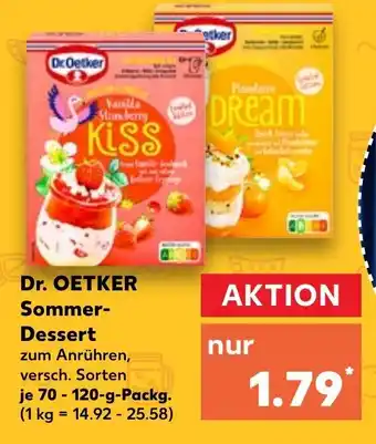 Kaufland Dr. Oetker Sommer-Dessert 70-120g Angebot