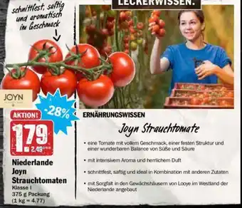 Hit Niederlande Joyn Strauchtomaten 375g Angebot